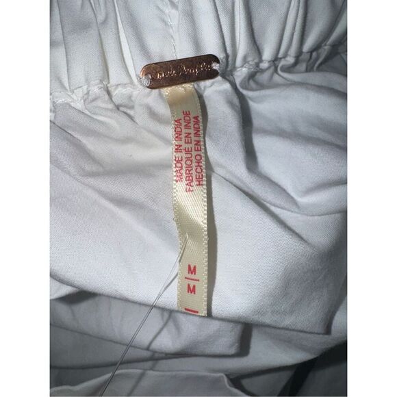 Free People Gaia Cotton Poplin Miniskirt Sz M White - Picture 6 of 9